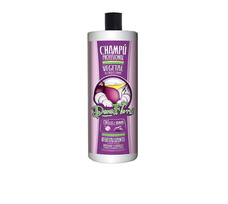Zwiebel- und Bambus-Revitalisierungsshampoo 1000ml - Dona Flora - 1