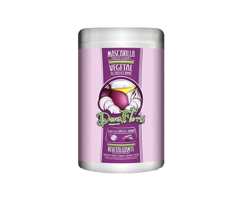 Revitalisierende Zwiebel- und Bambusmaske 1000 ml - Dona Flora - 1