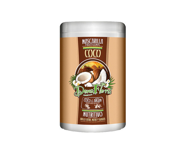 Nährende Kokosnuss- und Arganölmaske 1000ml - Dona Flora - 1