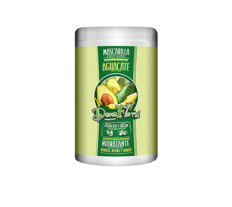 Feuchtigkeitsspendende Haarmaske - Avocado und Arganöl - 1000ml - Dona Flora - 1