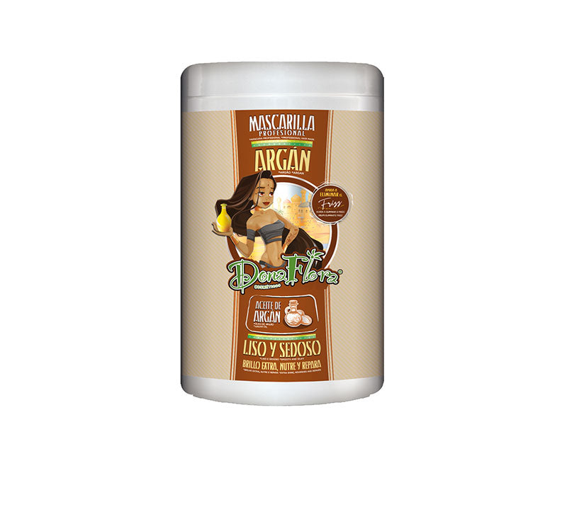 Glatte und Seidige Arganöl-Maske 1000ml - Dona Flora - 1