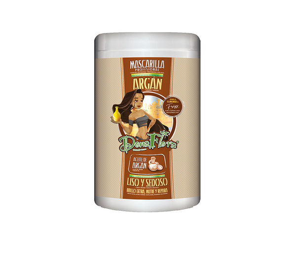Glatte und Seidige Arganöl-Maske 1000ml - Dona Flora - 1