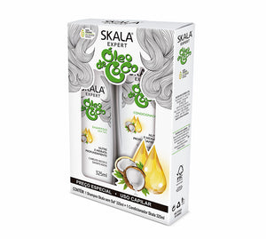 Paket Shampoo + Conditioner mit Kokosnussöl - Skala - 1