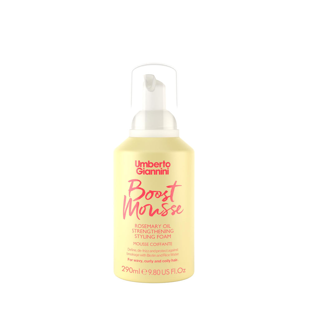 Strong Curls Rosemary Oil Strengthening Styling Foam - 290 ml - Umberto Giannini - 1