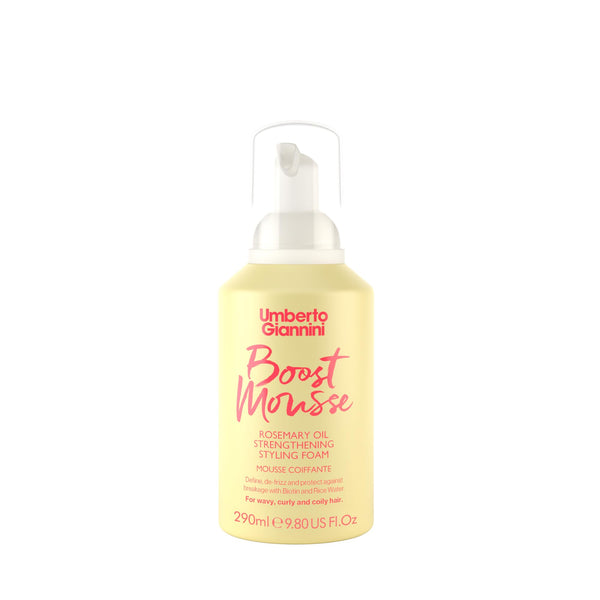 Strong Curls Rosemary Oil Strengthening Styling Foam - 290 ml - Umberto Giannini - 1