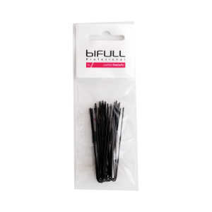 Schwarze Schleife Haarnadel 67 mm 20 Einheiten - Bifull - 1