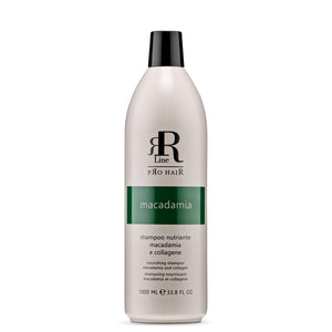 Nährendes Shampoo Macadamia und Kollagen Star 1000ml - Racioppi - 1