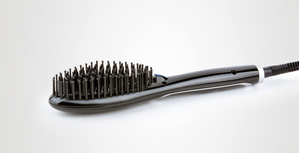 Striking Ionic Pro Schwarz Glätteisenbürste - Perfect Beauty - 1