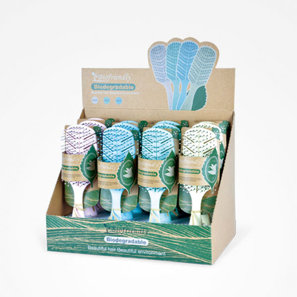 Biofreundliche biologisch abbaubare Skelettbürste Display 12 Einheiten - Bifull - 1