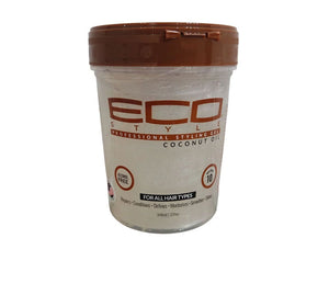 Fixiergel mit Gum-Effekt - Kokosnussöl - Eco Styler : 946 ml - 1