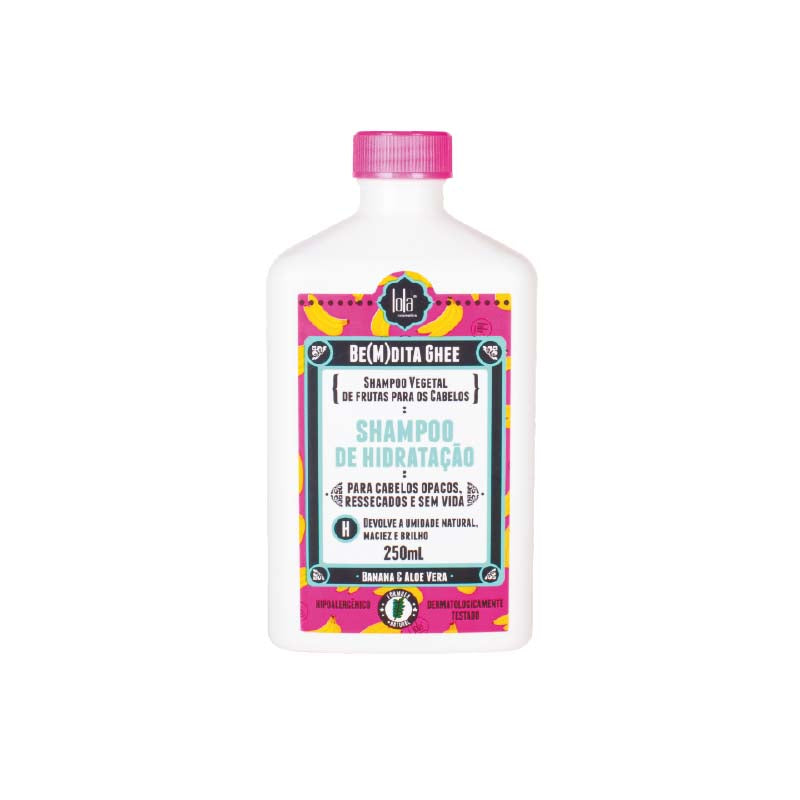 Feuchtigkeitsspendendes Fruchtshampoo - Be(m)dita Ghee Banane und Aloe Vera 250 ml - Lola Cosmetics - 1