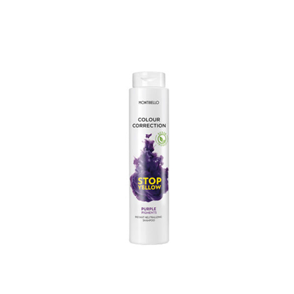 Shampoo Colour Correction Stop Yellow Purple Pigments 300ml - Montibel·lo - 1