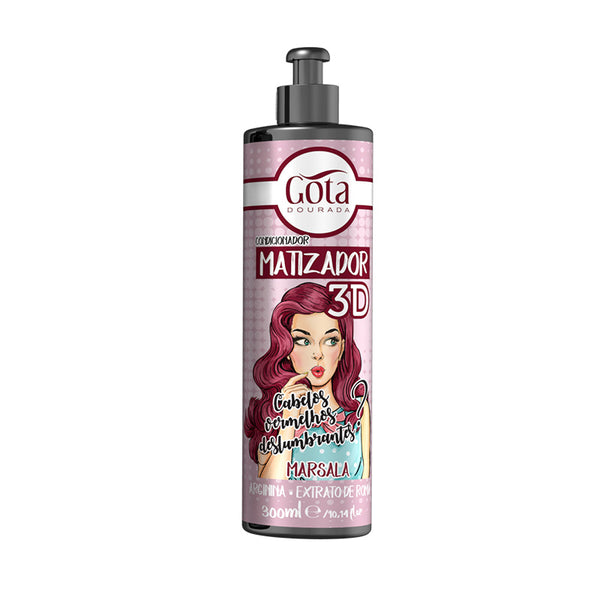 3D-Toner - Marsala 300 ml - Gota Dourada - 1