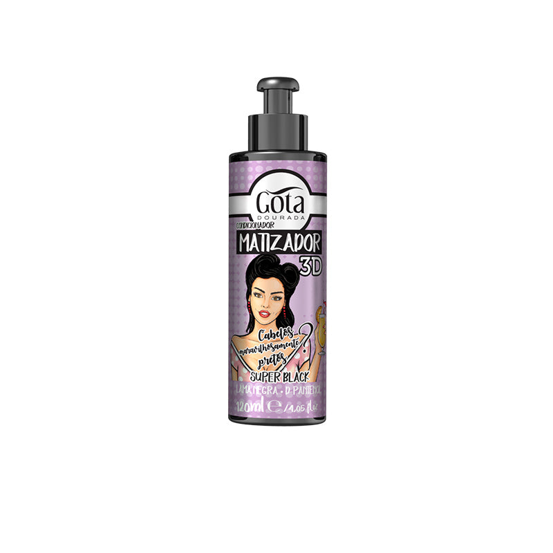 3D-Toner - Superschwarz 120ml - Gota Dourada - 1