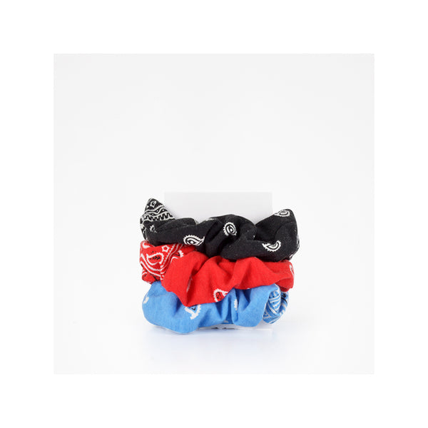 Scrunchies Colors Hairband Lace Colors Pack 3 Einheiten Rot-Schwarz und Blau - Bifull - 1