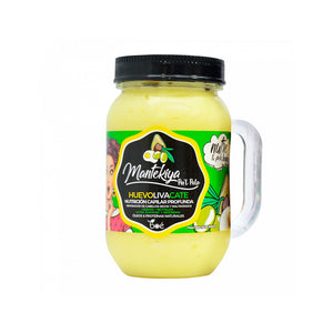 Maske mit Ei, Oliven und Avocado 454g - Mantekiya Pa'l Pelo - 1