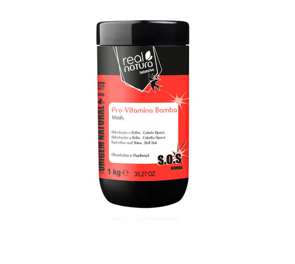 Maske ohne Salz mit Vitaminen - Mask Sem Salt Pro-Vitamin Pump 1 Kg - Real Natura - 1