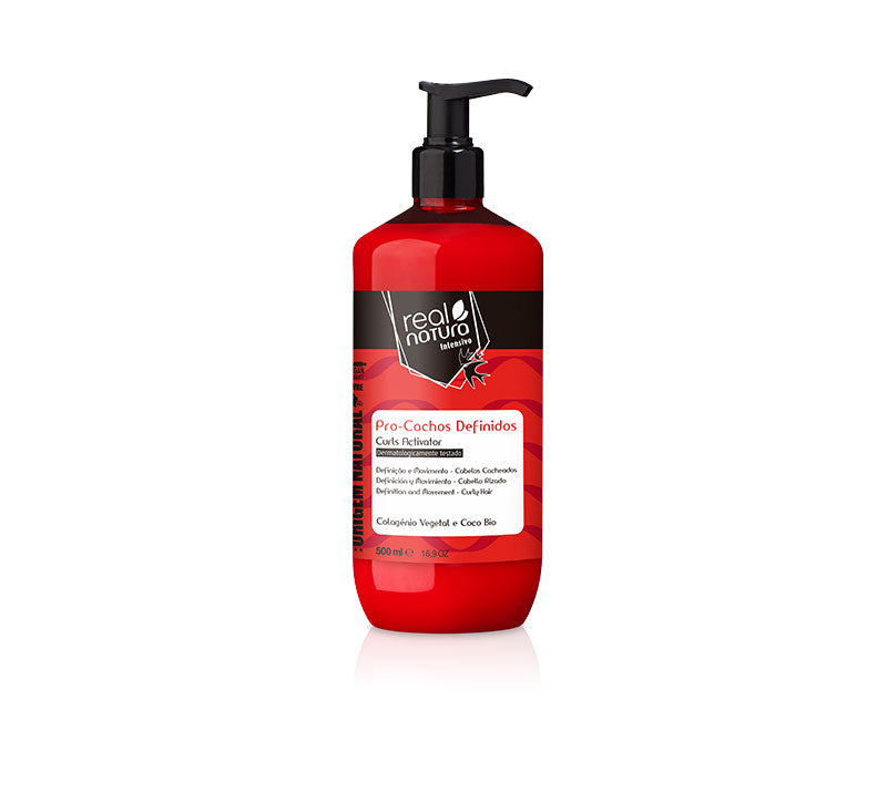Intense Rizos Activator with Collagen and Vitamin B5 - Intense Curls Activator Collagen and Vit. B5 500ml - Real Natura - 1