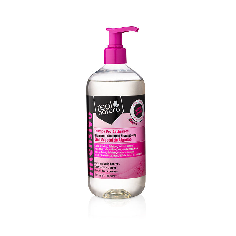 Shampoo ohne Salz für Rizitos - Shampoo ohne Salz Pro-Cachinhos 500 ml - Real Natura - 1