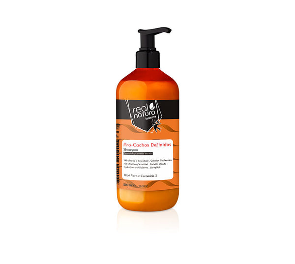 Shampoo ohne Salz für definierte Rizos - Shampoo ohne Salz Pro-Locken definiert 500 ml - Real Natura - 1