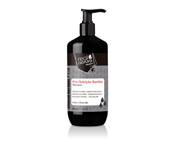 Shampoo ohne Salz zur Pflege des Haares - Pro-Nutrition Pump Shampoo ohne Salz 500 ml - Real Natura - 1