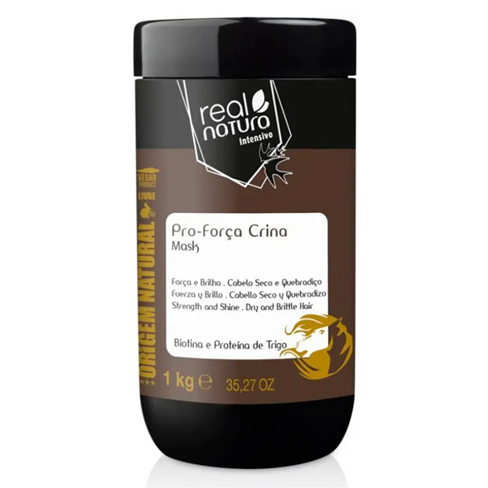 Haarmaske ohne Salz für starkes Haar - Sem Sal Mask Pro-Força Crina 1Kg - Real Natura - 1