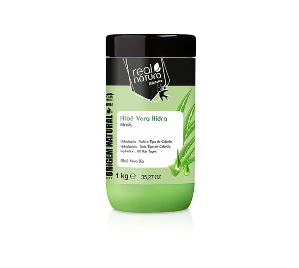 Salzfreie Haarmaske mit Aloe Vera - Maske Sem Sal Aloe Vera Hidra 1 Kg - Real Natura - 1