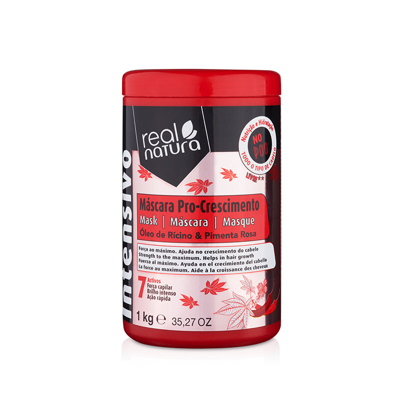 Salzfreie Maske für das Haarwachstum - Sem Sal Pro-Growth Mask 1 Kg - Real Natura - 1