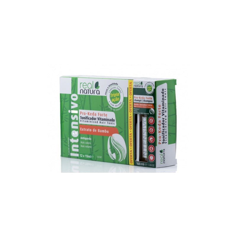 Pro-Keda Forte Vitamin Toning Kit + Shampoo - Real Natura - 1
