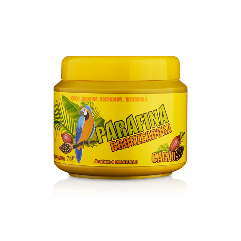 Bräunungsmaske mit Kakao und Paraffin - Parafina Brozeadora Cacau 200 ml - Real Natura - 1