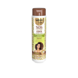 Locken-SOS-Spülung - Kokosöl 300ml - Salon Line - 1