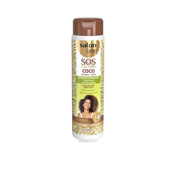 Locken-SOS-Spülung - Kokosöl 300ml - Salon Line - 1