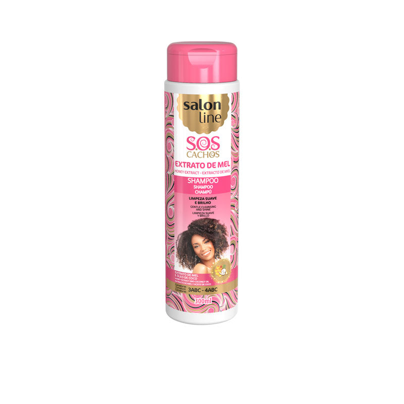 Locken-SOS-Shampoo mit Honig - 300ml - Salon Line - 1