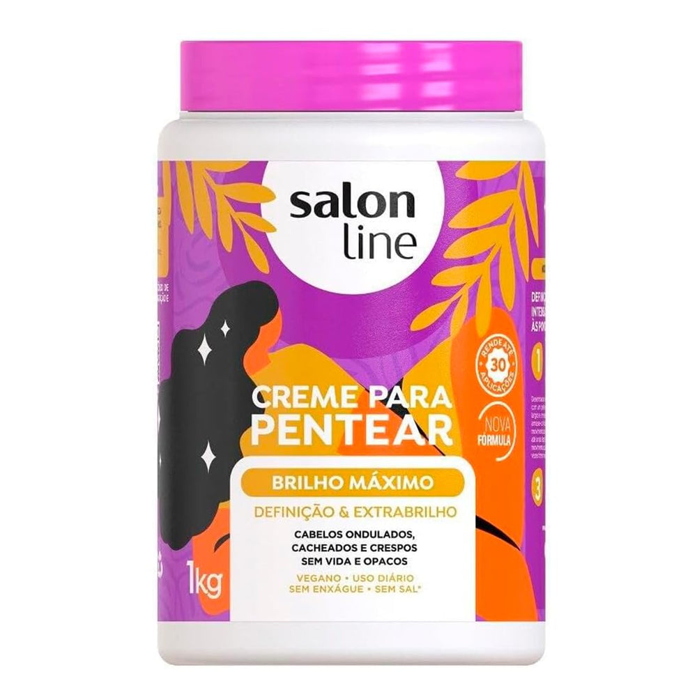 Intensive Glanz Locken-SOS-Leave-In-Creme - 1 kg - Salon Line - 1