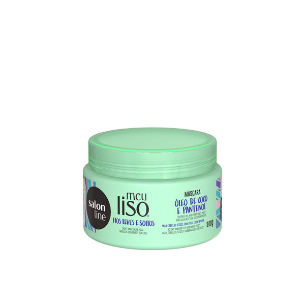Superfeuchtigkeit spendende Kokosnussmaske - Meu Liso 300 g - Salon Line - 1