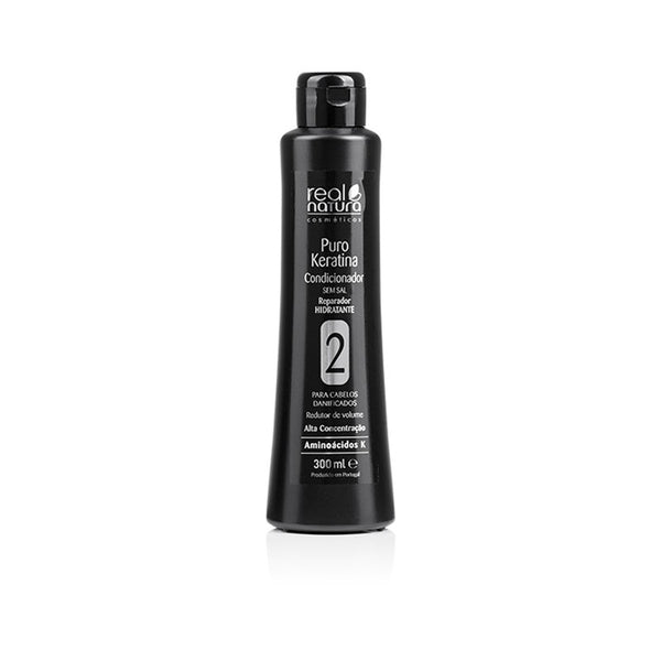 Pure Keratin Reparierender und feuchtigkeitsspendender Conditioner 300 ml - Real Natura - 1