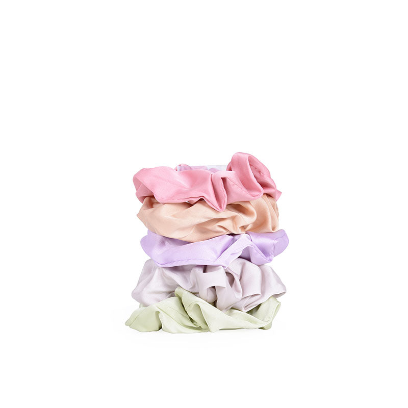 Satin-Haargummis (Packung mit 5 Einheiten) - Bifull - 1