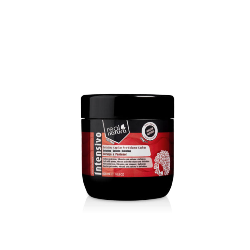 Kapillargelatine für Volumen Rizos - Kapillargelatine Pro-Volume Locken 500 ml - Real Natura - 1