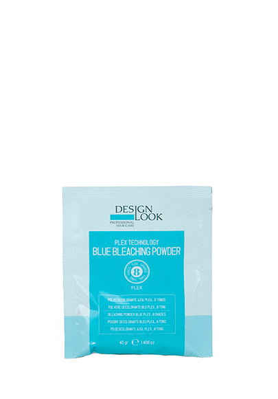 Blauer Aufhellerpulver Plex 8 Töne über 40g - Design Look - 1