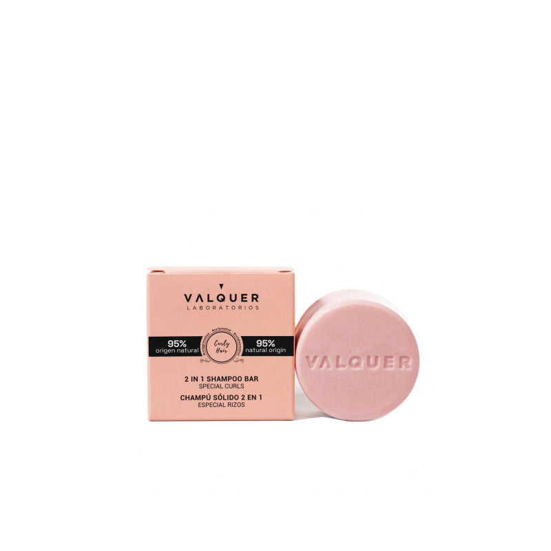 2-in-1 Festes Shampoo und Conditioner Speziell für Locken 70 g - Valquer - 1