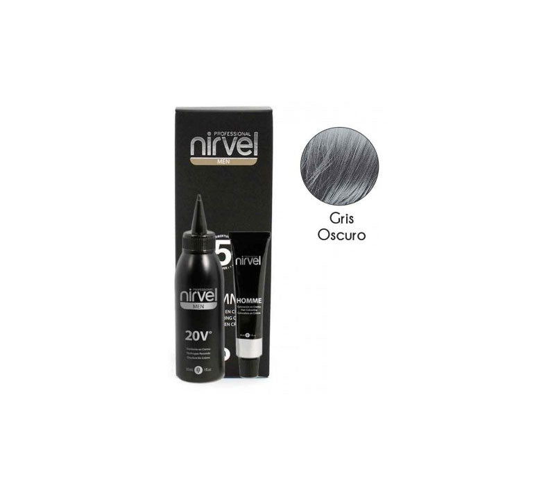 Homme Creme-Farbstoff G3 Dunkelgrau 30ml - Nirvel - 1