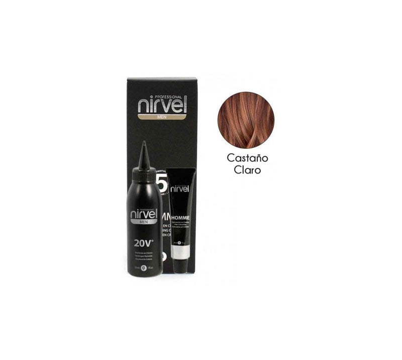 Creme Haarfarbe Hellbraun Ct7 30ml - Nirvel - 1