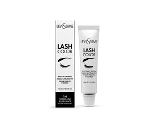 Lash Color Augenbrauen- und Wimperntönung 1-6 Schwarz Blau 15ml - Levissime - 1