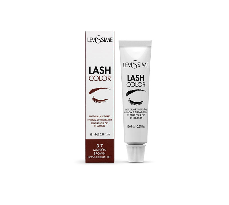 Lash Color Augenbrauen- und Wimpernfarbe 3-7 Braun 15ml - Levissime - 1