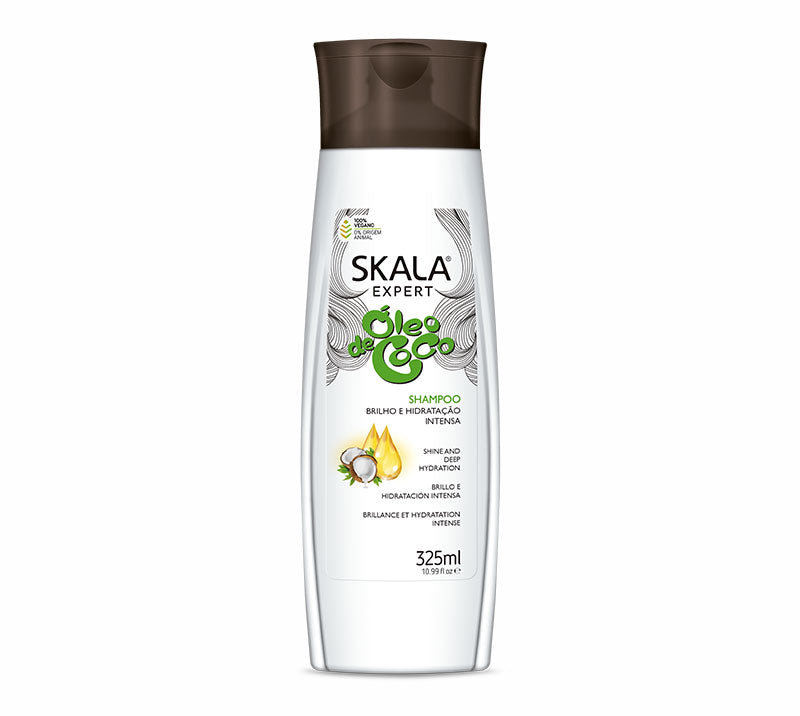 Glanz- und intensiv feuchtigkeitsspendendes Shampoo - Kokosöl 325ml - Skala - 1