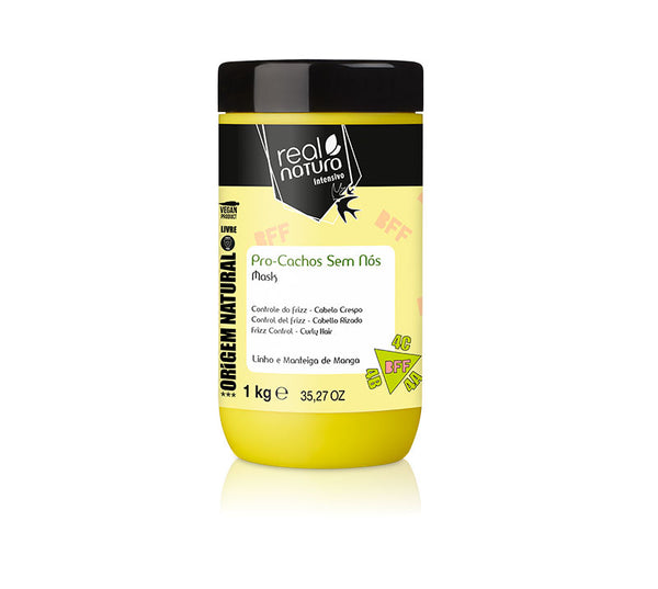 Salzfreie Haarmaske Bff Pro-cachos 1kg - Real Natura - 1