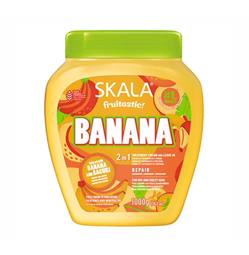 Banana Früchtezähmungscreme 2-in-1 1000 ml - Skala - 1