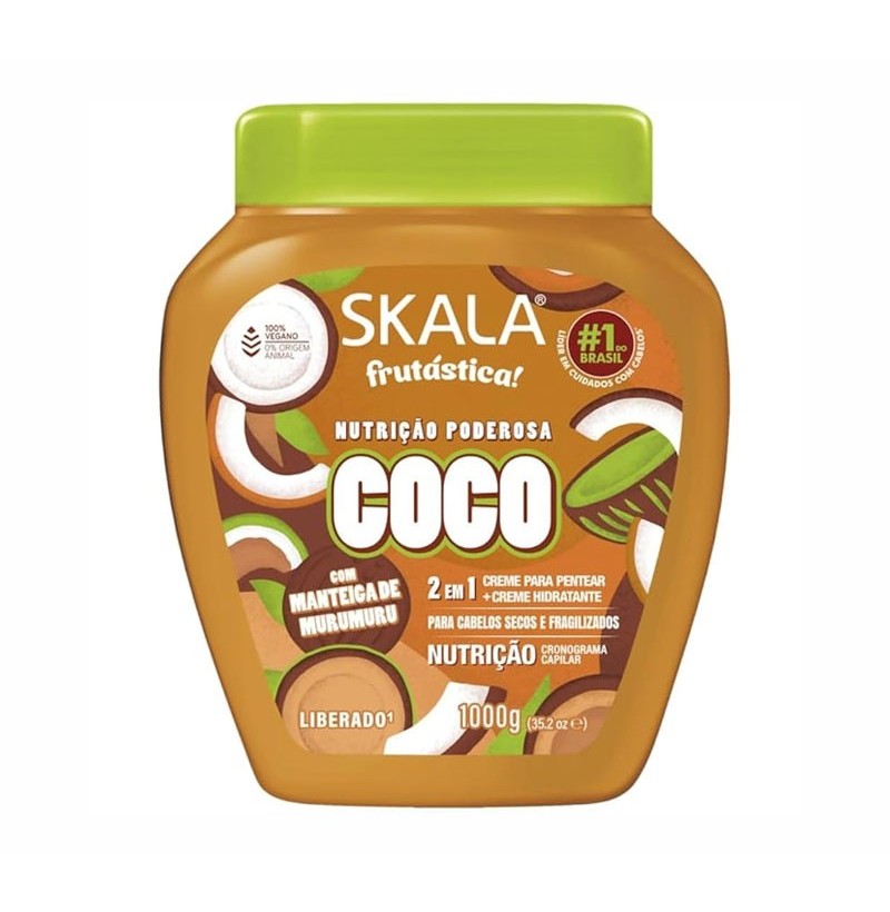 Kokosnuss Pflegecreme 2-in-1 Frutástica 1000 ml - Skala - 1