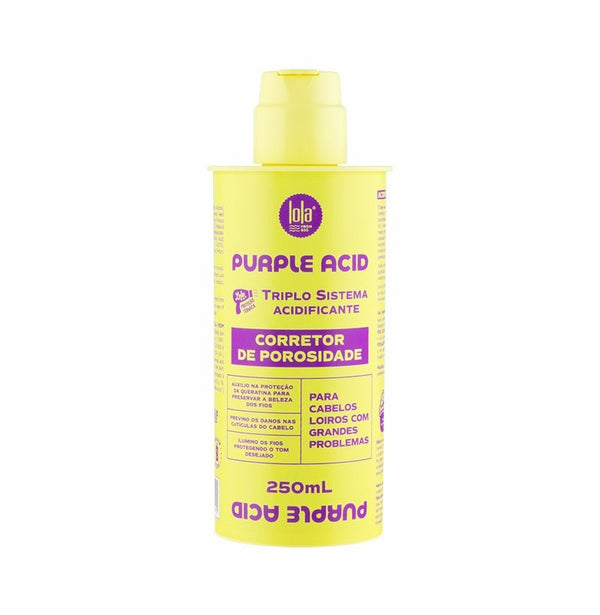 Porositätskorrektor Purple Acid - 250 ml - Lola Cosmetics | Balanciert, Versiegelt und Restauriert poröses Haar - Lola Cosmetics - 1