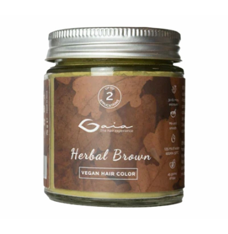 Henna Kräuterbraun - 75gr - Gaia Henna - 1